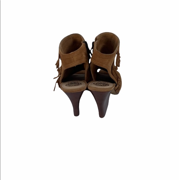 Vince Camuto Jadon Open Toe Fringe Block Heel 8.5 - Picture 6 of 8
